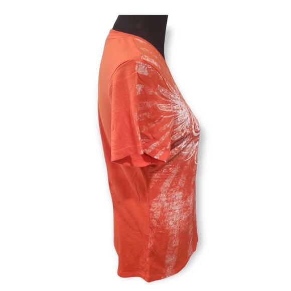 Creative Apparel Florida Gators Orange & White Short Sleeved Shirt - Size Large - Picture 4 of 5